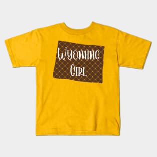 Wyoming Girl Kids T-Shirt